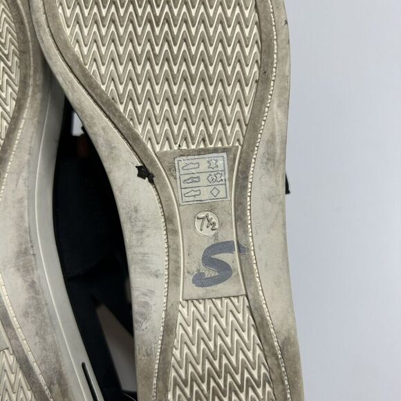 Eileen Fisher Women's Sport Sneaker Sandals Size 7.5 Black Leather Zip Strappy - Picture 10 of 12